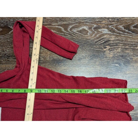 Anthropologie Angel of the North Cardigan Maroon Size Small - Picture 5 of 5